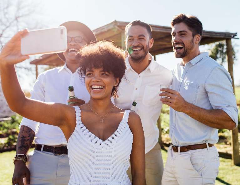a group of friends with Cosmetic Dentistry in Northeast Philadelphia