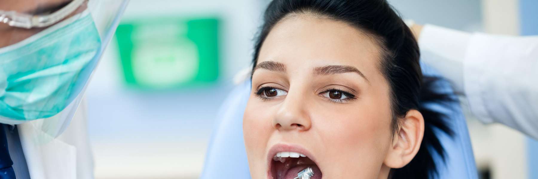 A patient undergoing root canal treatment at the Philadelphia Dentist