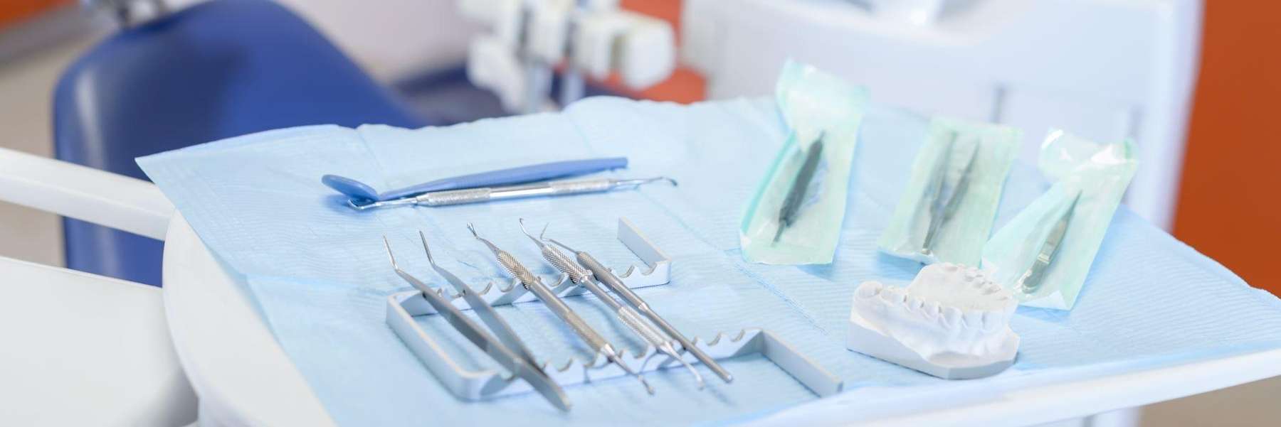Photo of teeth examination and extraction tools at the Philadelphia Dentist