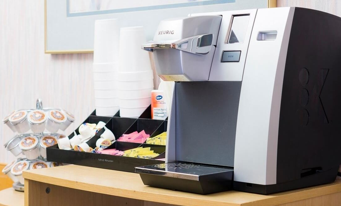 Refreshment area at The Philadelphia Dentist